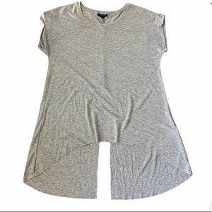 Top Shop Short Sleeve Gray Top Womens 2